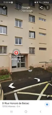 Plan de l'établissement chambre confort dans un logement partagé à 10 minute du circuit 24h