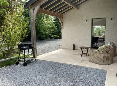 Jardin de l'établissement Gîte Pierre de Jade