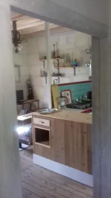 Cuisine ou kitchenette dans l'établissement Loft Bellevue