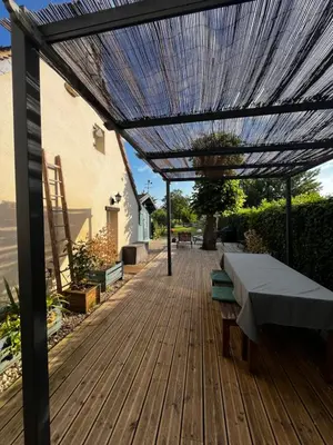 Balcon ou terrasse dans l'établissement Le Nid - Maison accueillante avec accès donnant sur le Cher