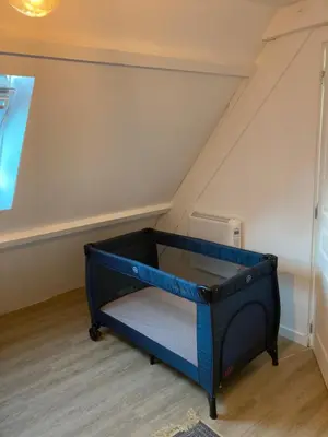 Un ou plusieurs lits dans un hébergement de l'établissement Le Nid - Maison accueillante avec accès donnant sur le Cher