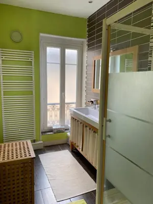 Cuisine ou kitchenette dans l'établissement Chambres d’hôtes
