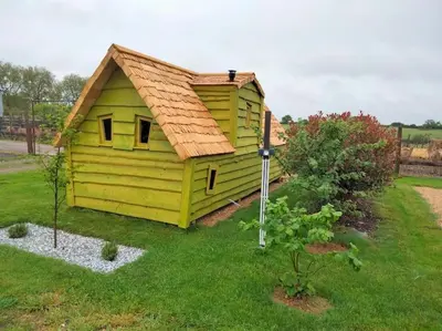 Jardin de l'établissement Cabane - La Forest