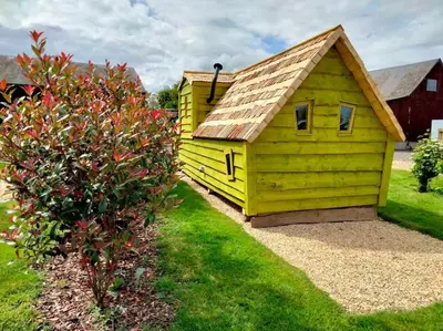 Jardin de l'établissement Cabane - La Forest