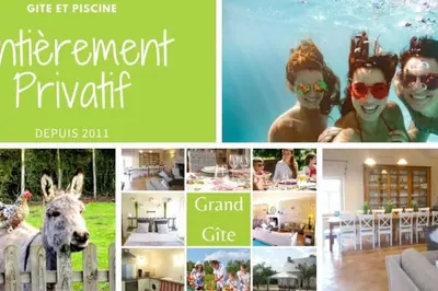Plan de l'établissement Grand gîte, campagne, piscine et spa - Saumur