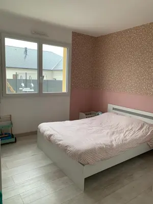 Un ou plusieurs lits dans un hébergement de l'établissement Maison de lotissement proche circuit des 24h