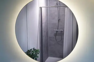 Salle de bains dans l'établissement La Longère