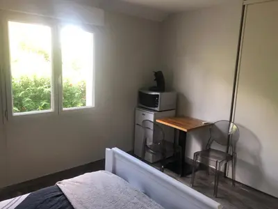 Un ou plusieurs lits dans un hébergement de l'établissement Saint Barthélémy Family Besnard