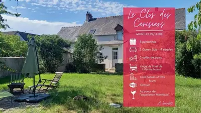 Jardin de l'établissement Le Logis des Cerisiers
