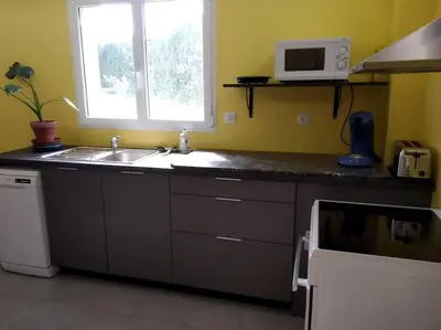 Cuisine ou kitchenette dans l'établissement Mulsanne Corner