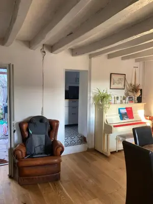 Coin salon dans l'établissement Azay le rideau centre ville