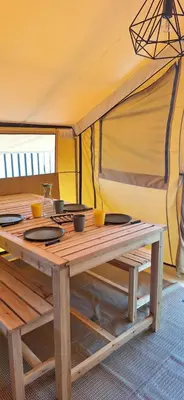 Plan de l'établissement les cabanes du tertre