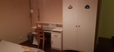 Cuisine ou kitchenette dans l'établissement Le 47 B&B double