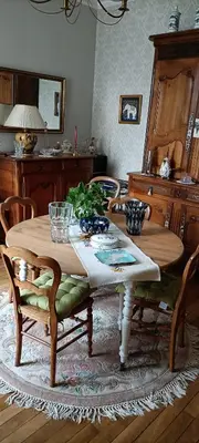 Plan de l'établissement agréables chambres d'hôtes près du centre ville avec jardin