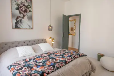 Un ou plusieurs lits dans un hébergement de l'établissement Immeuble H4 - cozy & comfortable stay