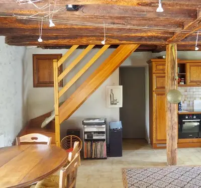 Cuisine ou kitchenette dans l'établissement Maison de campagne proche châteaux, Blois, Loire à vélo