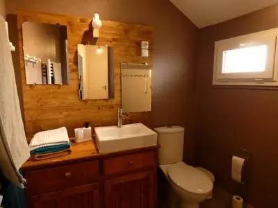 Salle de bains dans l'établissement Gîte Val de Loire L'instant famille