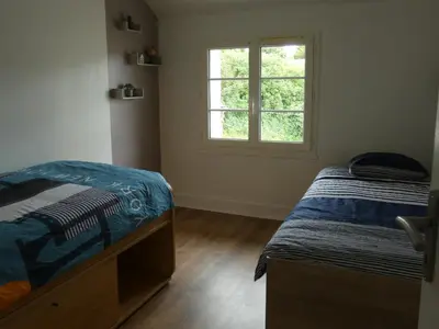 Un ou plusieurs lits dans un hébergement de l'établissement Gîte Val de Loire L'instant famille