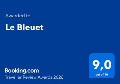 Certificat, récompense, panneau ou autre document affiché dans l'établissement Le Bleuet