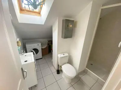 Salle de bains dans l'établissement Le nid citadin - avec place de parking