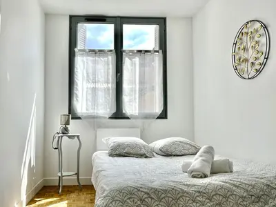 Un ou plusieurs lits dans un hébergement de l'établissement 2 chambres doubles, centre-ville historique