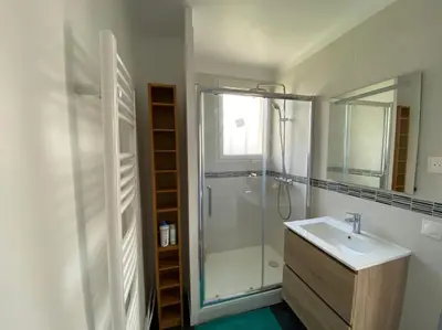 Salle de bains dans l'établissement La vie est un reve
