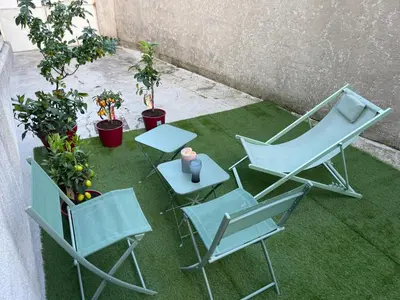 Plan de l'établissement La chambre verte du gite de vendome