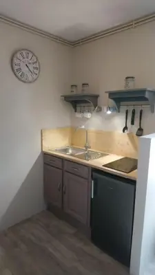 Cuisine ou kitchenette dans l'établissement Le domaine du Clair Mont entre Beauval et châteaux