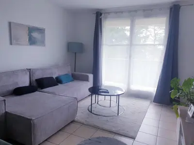 Coin salon dans l'établissement Location Blois