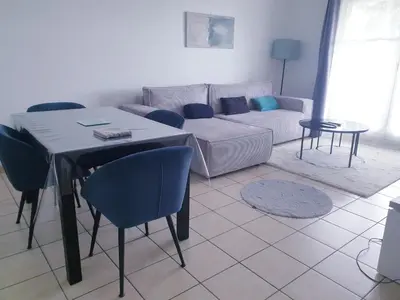 Coin salon dans l'établissement Location Blois