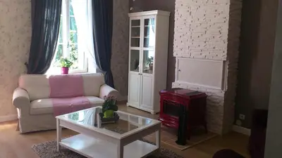 Coin salon dans l'établissement La Maison des Renaudières