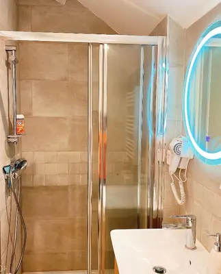 Salle de bains dans l'établissement Pacello studio
