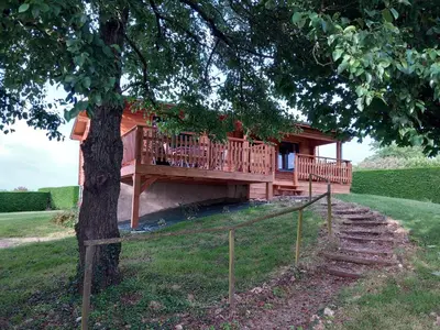 Jardin de l'établissement Chalet des Echappées Belles