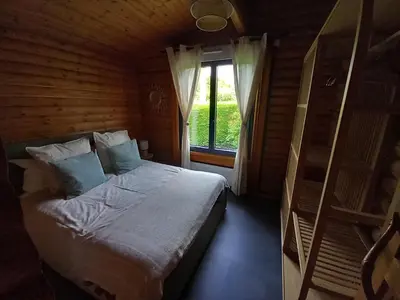 Un ou plusieurs lits dans un hébergement de l'établissement Chalet des Echappées Belles
