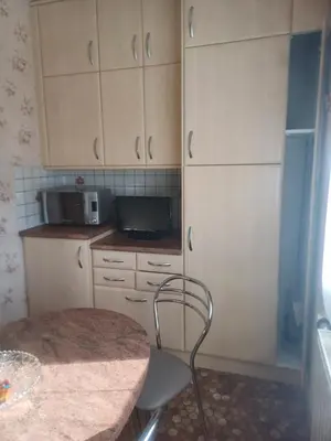 Cuisine ou kitchenette dans l'établissement Gîte Bô