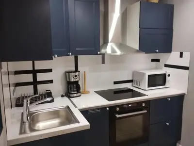 Cuisine ou kitchenette dans l'établissement Appartement charmant à Noyers-sur-Cher - 45 m² - Parking