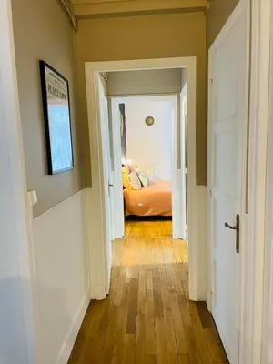 Un ou plusieurs lits dans un hébergement de l'établissement Appartement de standing hyper centre