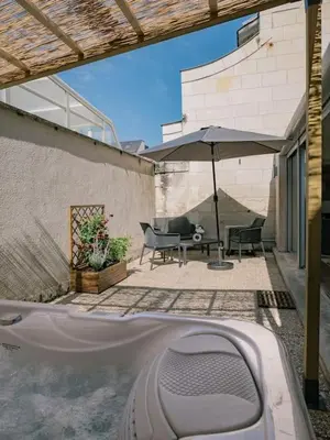 Plan de l'établissement Appartement jacuzzi et terrasse