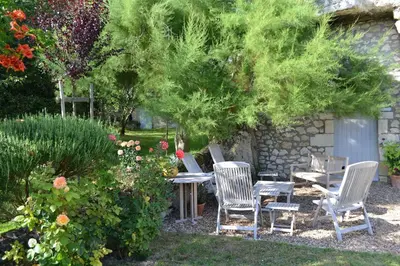 Jardin de l'établissement Gîte Hurlevent