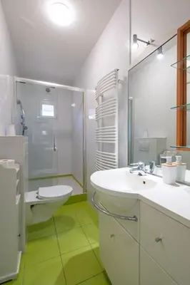 Salle de bains dans l'établissement La Maison Tourangelle - Maison de Famille à Tours