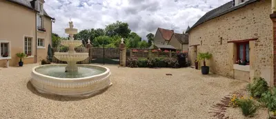 Jardin de l'établissement Gîte de la Fontaine