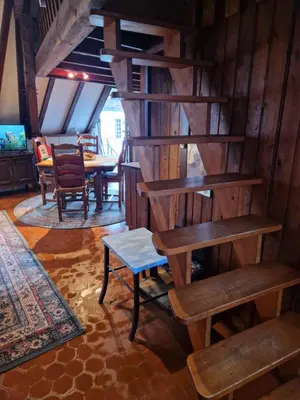 Coin salon dans l'établissement L'Escale Tourangelle