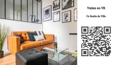 Coin salon dans l'établissement Le Modern Minimal