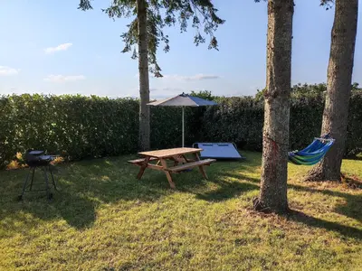 Jardin de l'établissement Le chalet à la campagne !