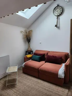 Coin salon dans l'établissement La maison du lavoir