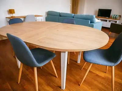 Coin salon dans l'établissement Élégant 60m2 lumineux en hypercentre de Blois