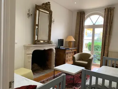 Coin salon dans l'établissement A l'abri du Ginkgo