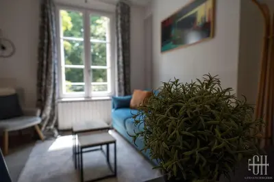 Coin salon dans l'établissement L'Hoya - Quartier Prébendes