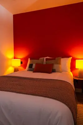 Un ou plusieurs lits dans un hébergement de l'établissement La Casa, Suite mexicaine d'exception à Saumur