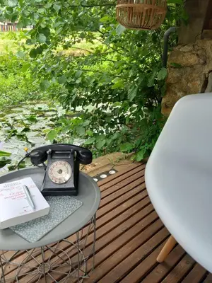 Jardin de l'établissement Lodge au vent